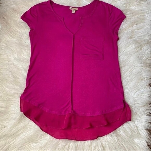 Anthropologie Bordeaux Top - Picture 5 of 9